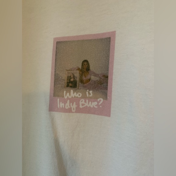 Lonely Ghost Who Is Indy Blue White Short Sleeve T-shirt | Size Medium - Picture 5 of 5
